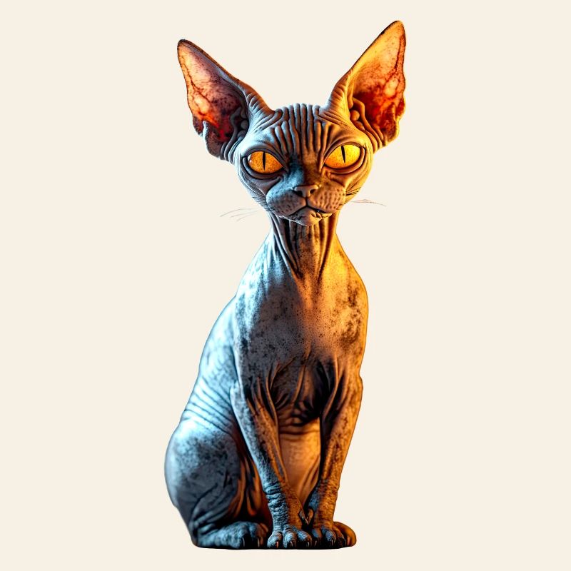 Chat Sphynx Chat Sphynx Chat Canadien Mignon Sphinx