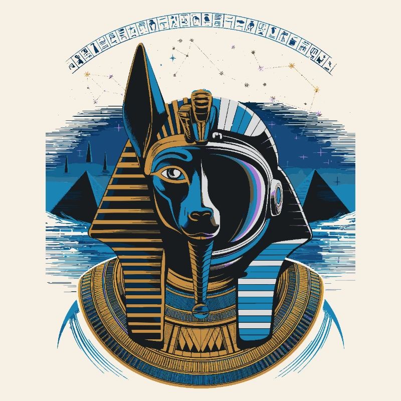 Conception hybride Anubis céleste