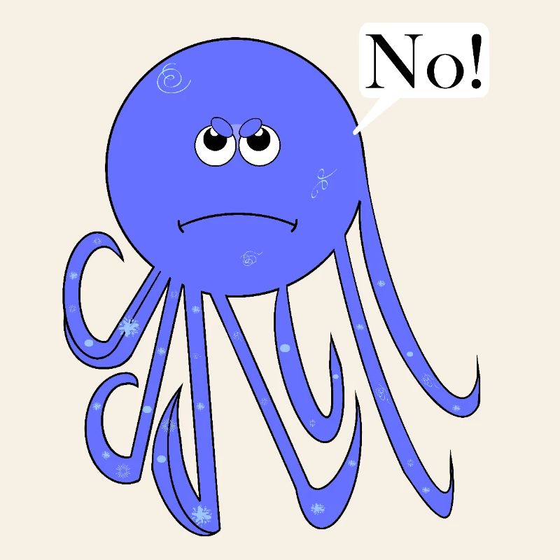 Statement No Squid, No Fun Comic, No