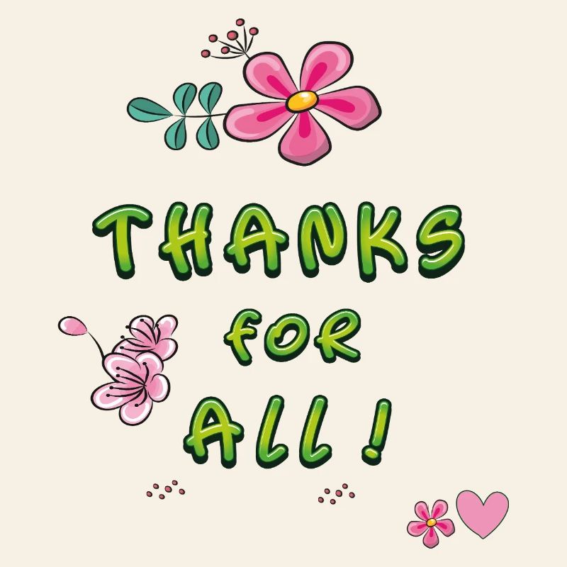thanks for all, Danke