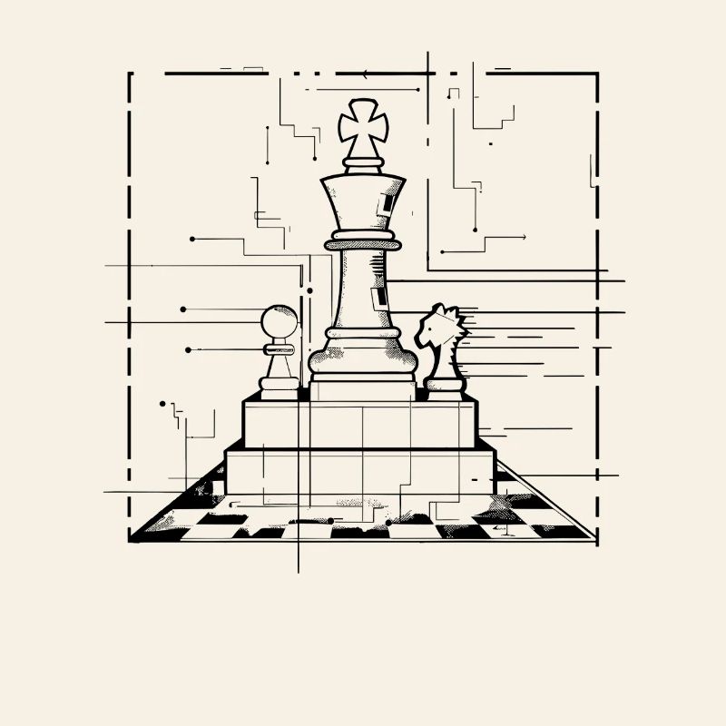 Graphiques de pièces d’échecs