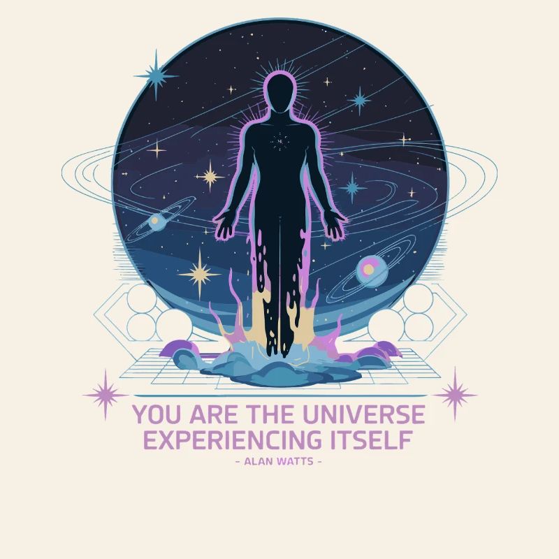 Être céleste | Alan Watts Citation Conception