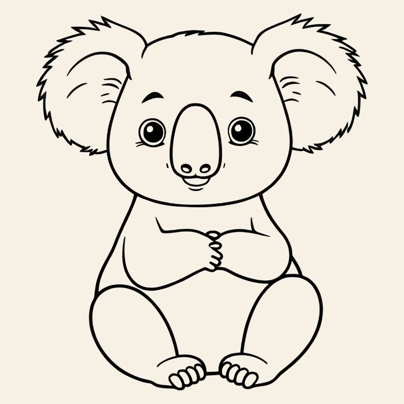 Minimalistic Koala