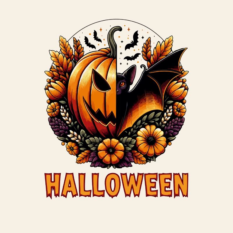 Spooky Pumpkin Hollow Halloween Design