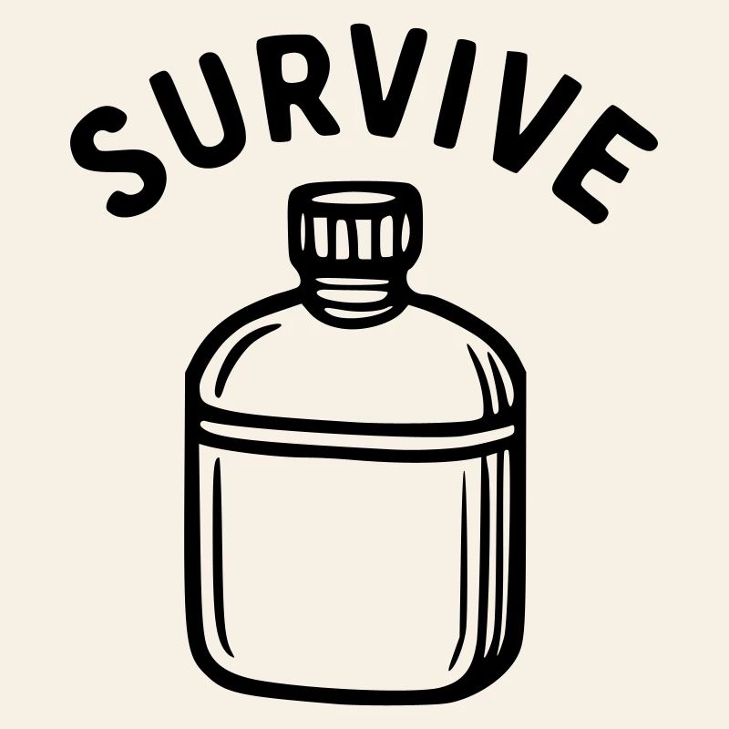 Survive - water bottle