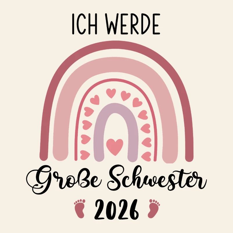 Ich Werde Große Schwester 2026 Regenbogen