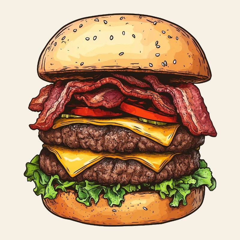 Double Bacon Cheeseburger :)