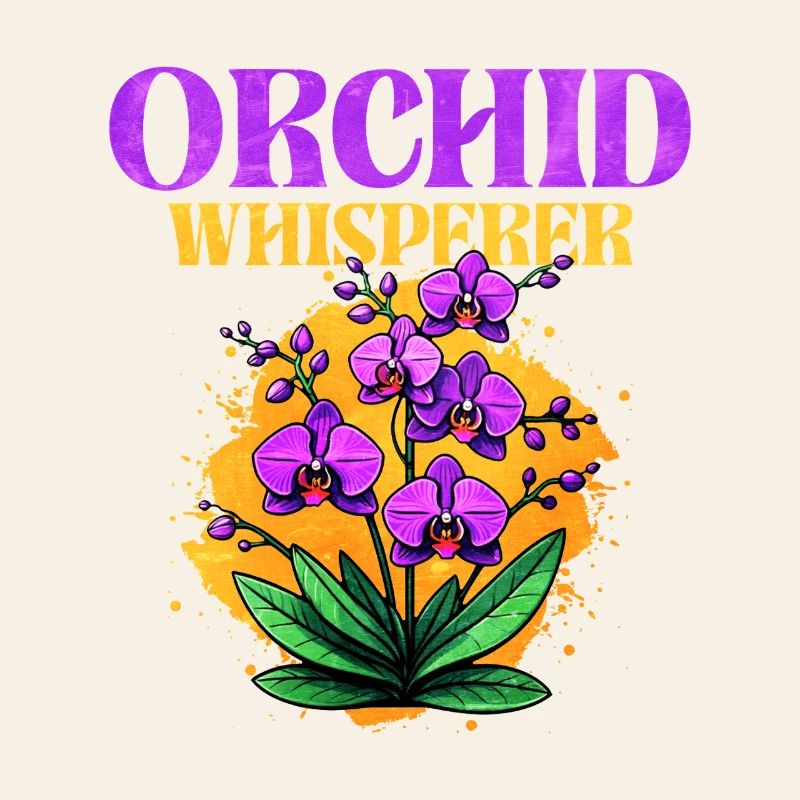 Conception de murmure d'orchidée