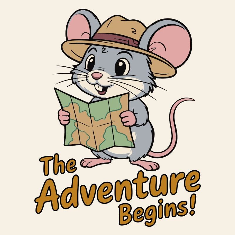 Whimsical Mouse Explorer Design