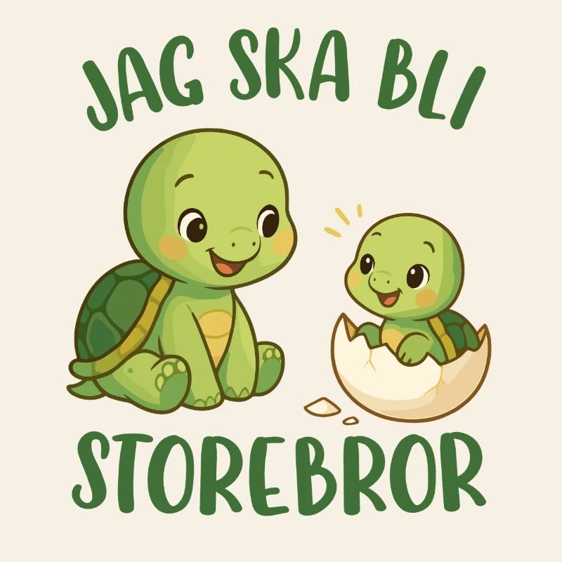 Großer Bruder, ich werde ein großer Bruder - Schildkröte