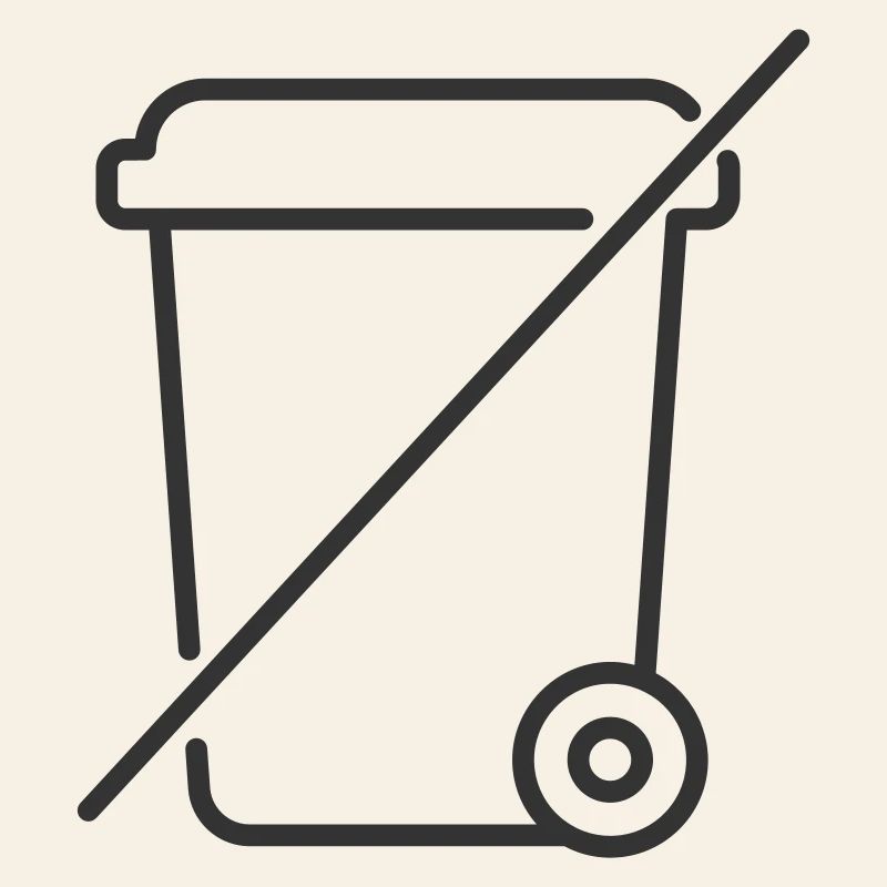 Do Not Throw In Trash Icon