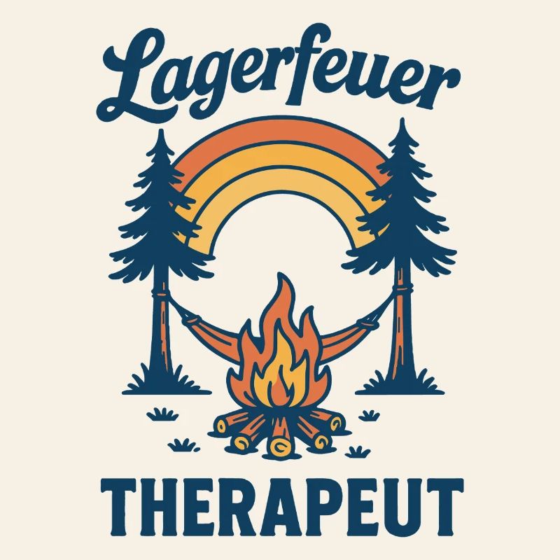 Campfire Therapist Camper Design pour le camping