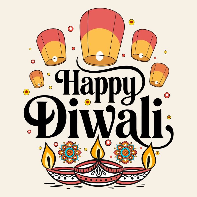 Diwali Lanterns and Diyas Patterns