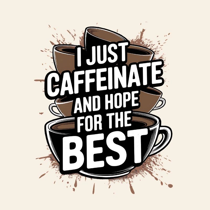 Koffein und Hoffnung auf das Beste