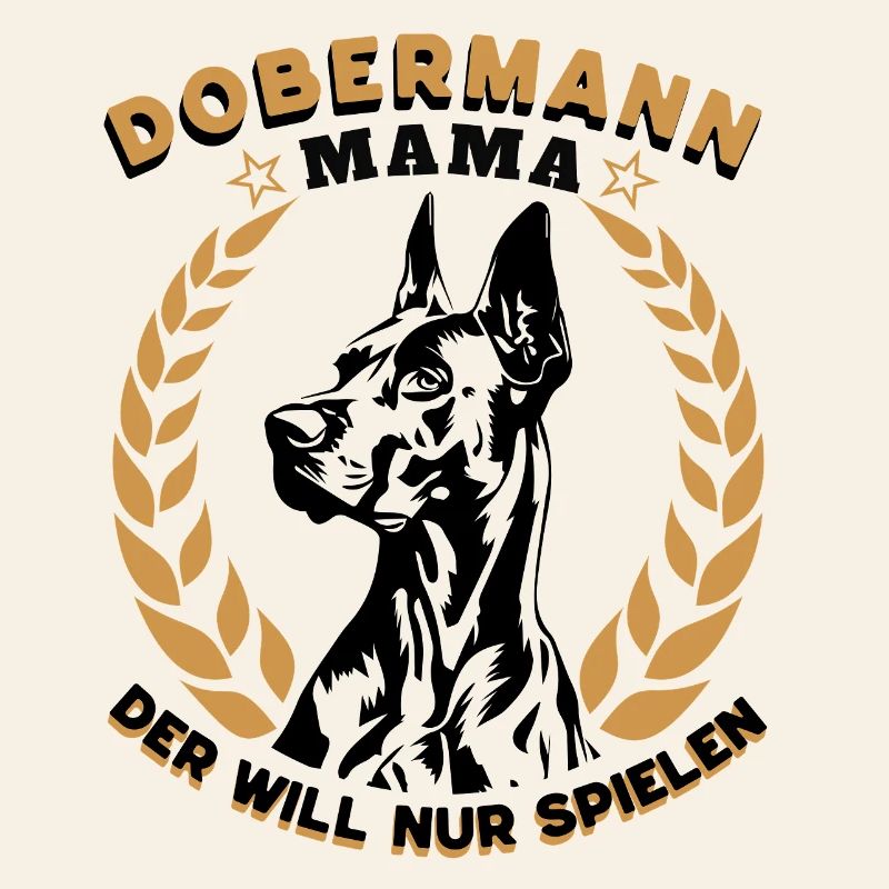 Dobermann Mama – Der will nur spielen