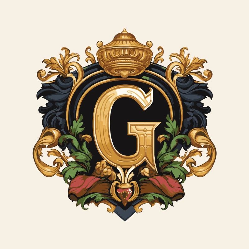 G Letter Name Crown