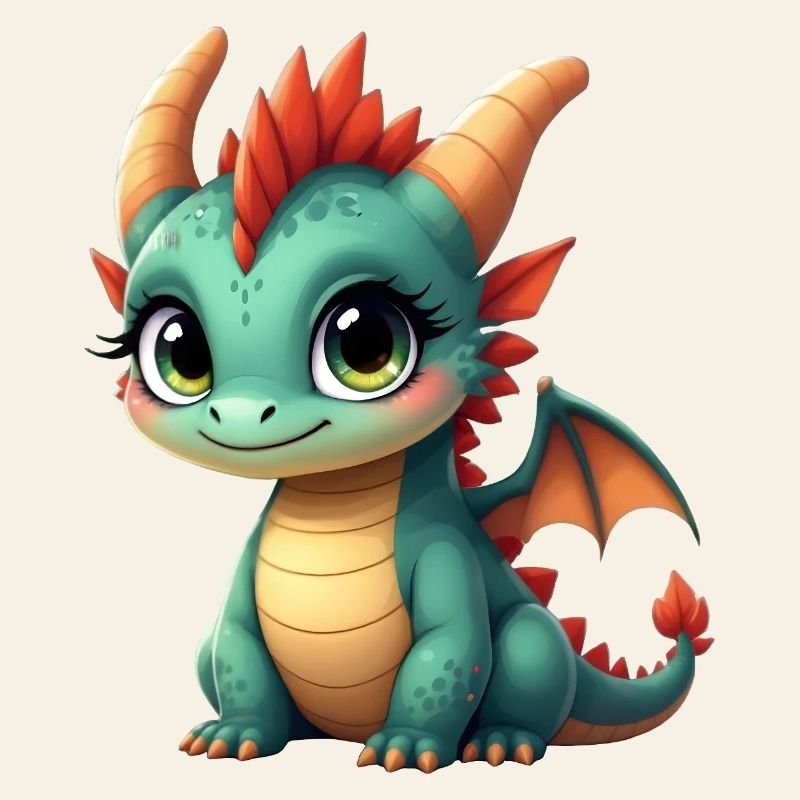 Mignon bébé dragon