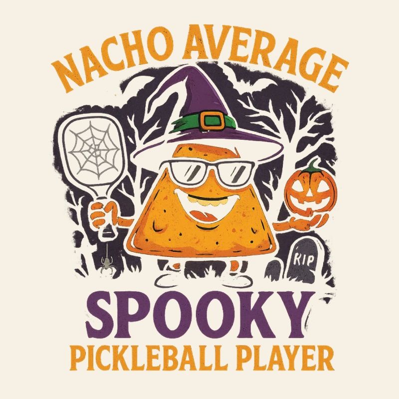 Conception de Pickleball effrayante de Nacho Average