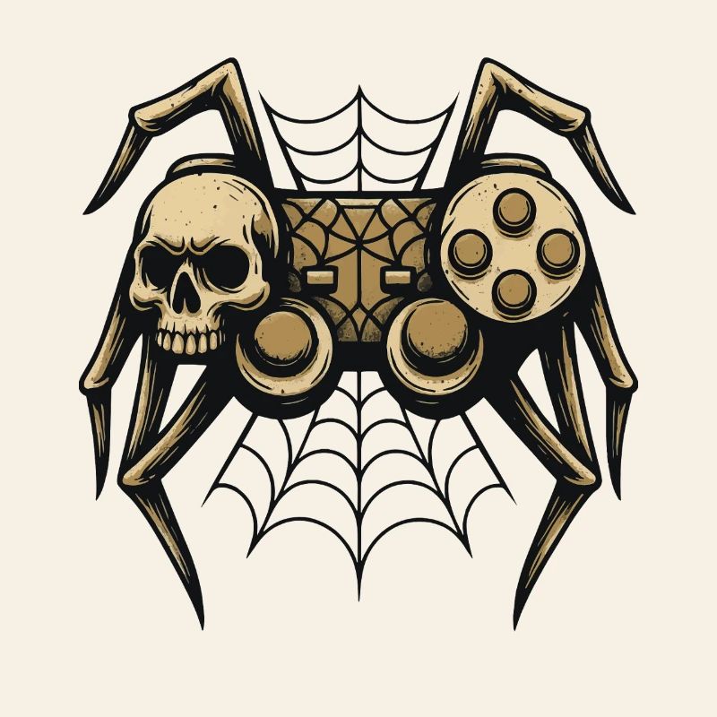 Skull Spider with Controller