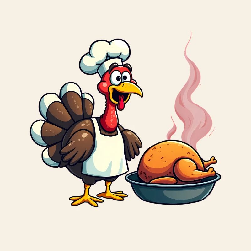 Cuisinier de dinde de Thanksgiving