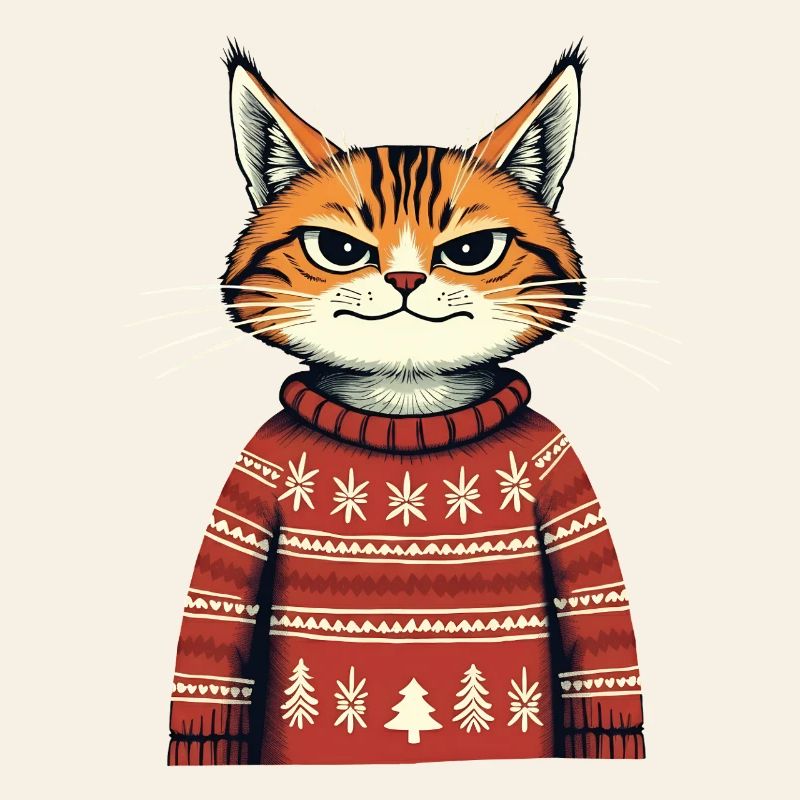 Chat de Noël