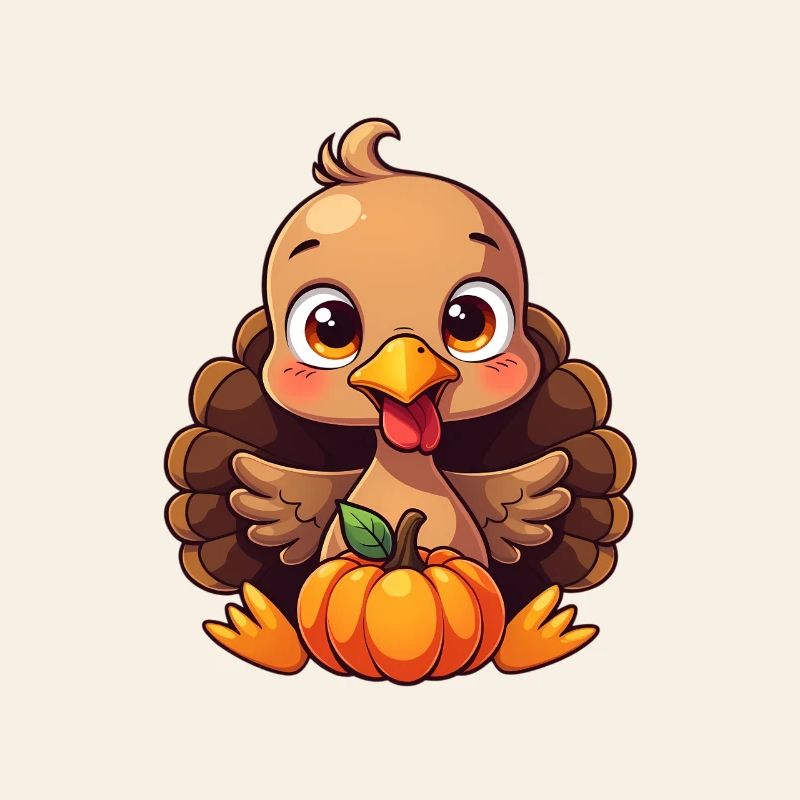 Bébé dinde de Thanksgiving