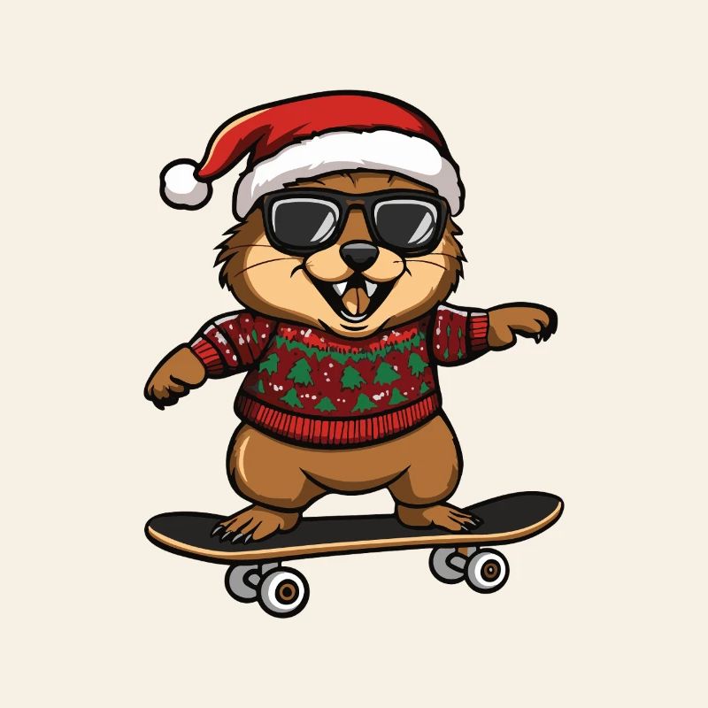 Castor Noël Drôle