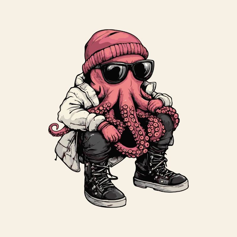 Octopus Cool Winter