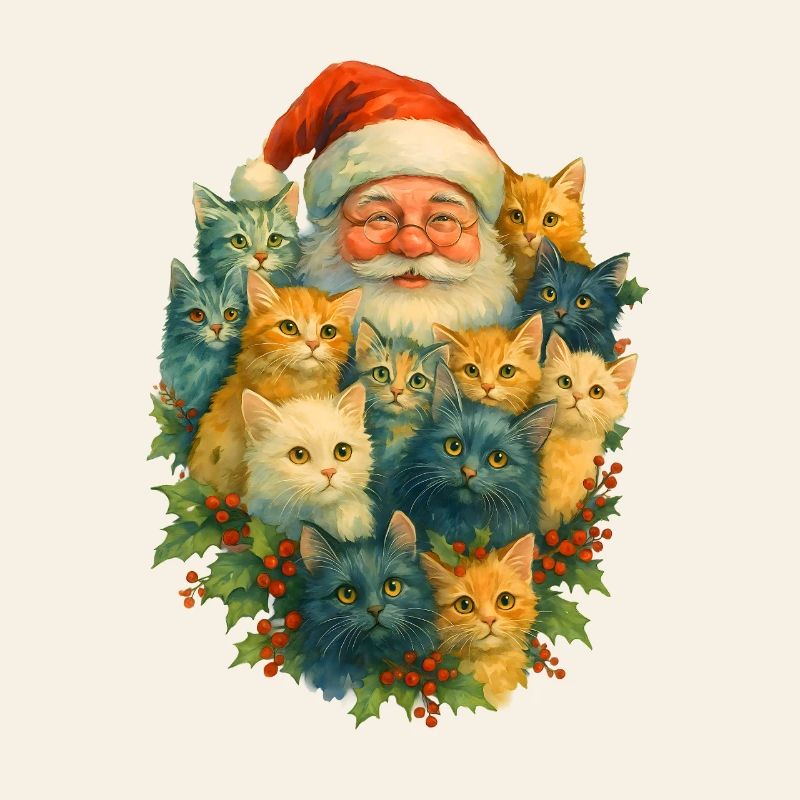 Diversité du chat Noël