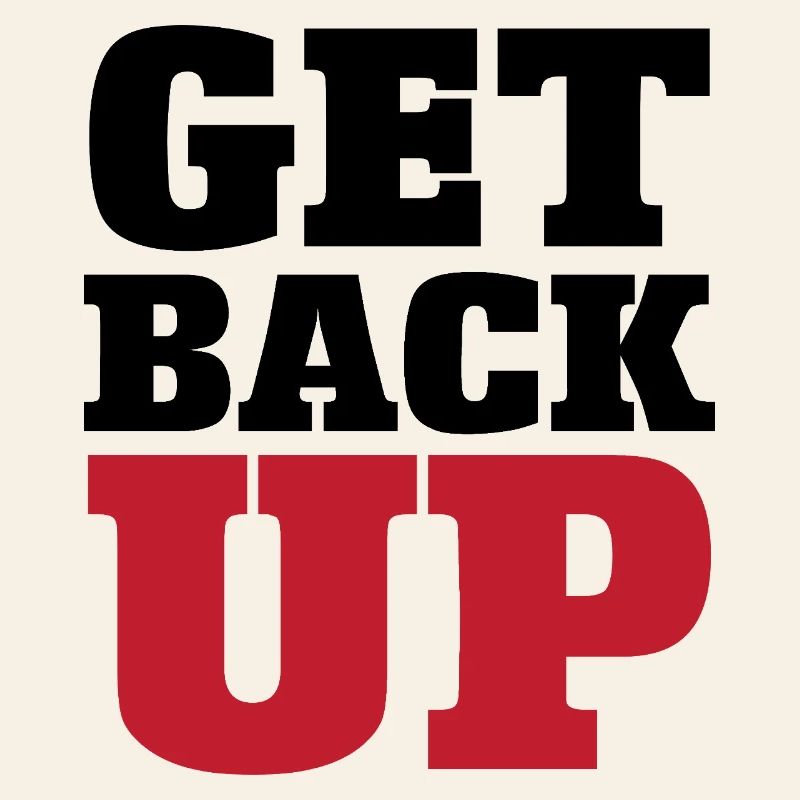 Judo Graphic Get Back Up
