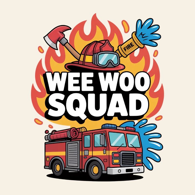Wee Woo Squad Feuerwehrauto Feuerwehrmann