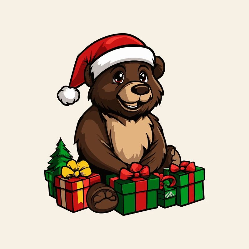 Cadeaux de Noël Bear
