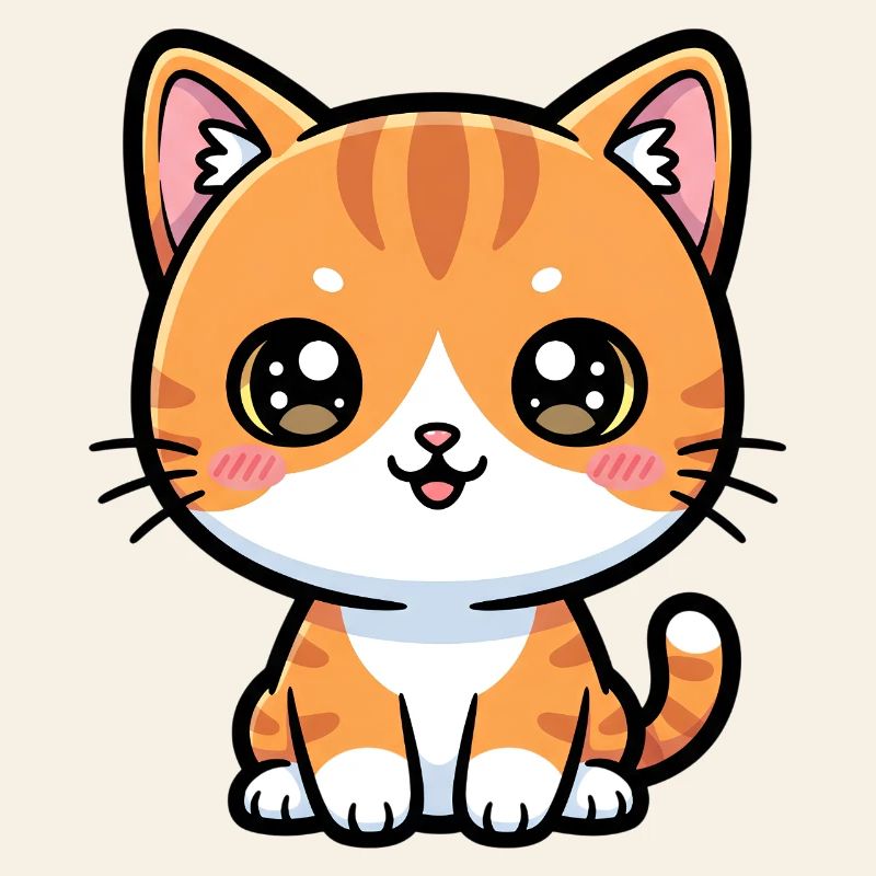 Chat Tigré Orange