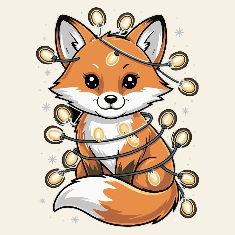 Lichterfuchs in the winter magic fox