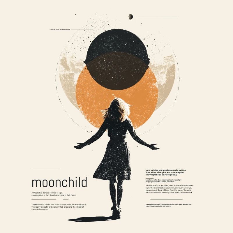Moonlight Child in Dream Circle