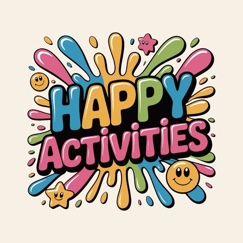 Activités joyeuses Explosion d’éclaboussures