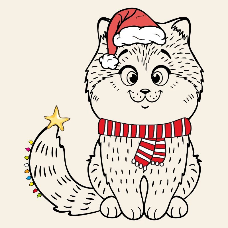 Chat de Noël