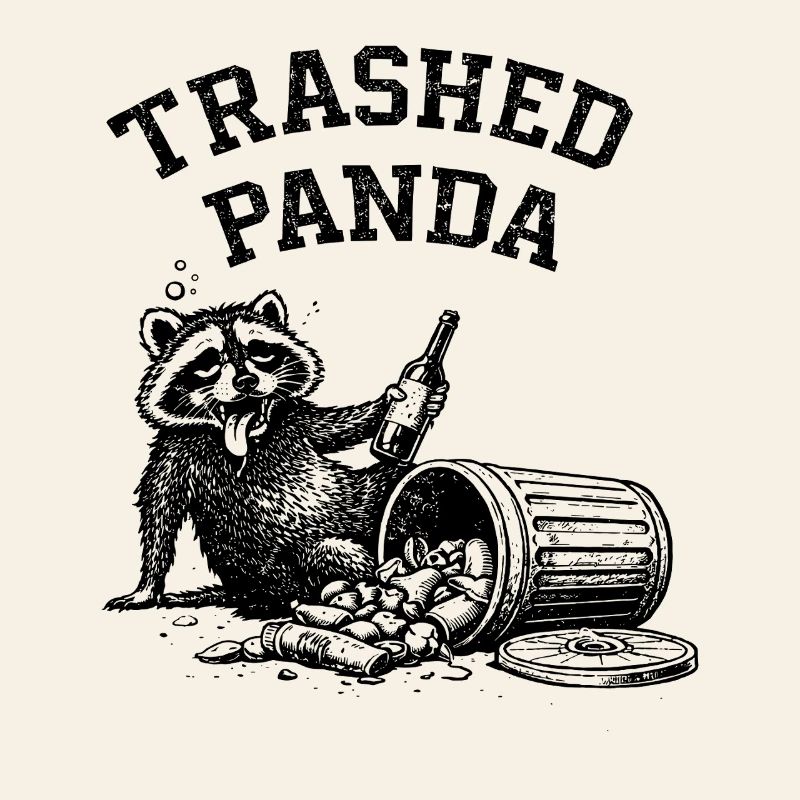 Trashed Panda