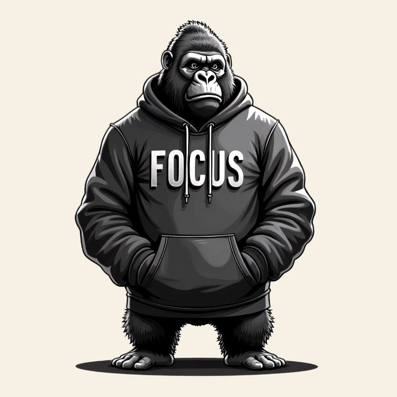Gorilla Focus Strength Motivation Training
