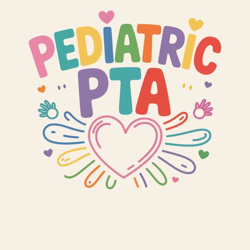 Pediatric PTA Regenbogen Herz