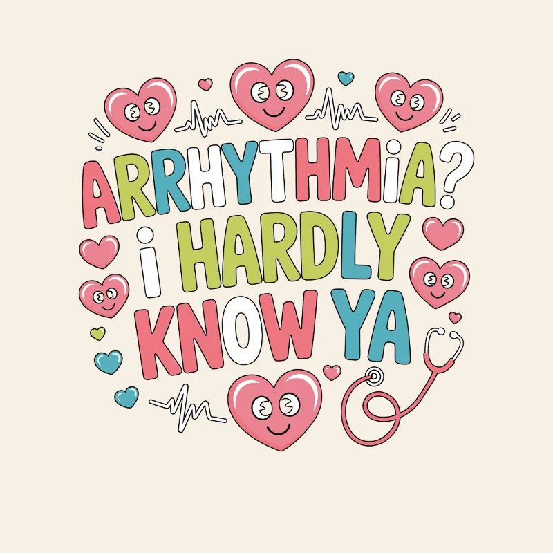 Cardiac Tech Arrhythmia I Hardly Know Echo Tech