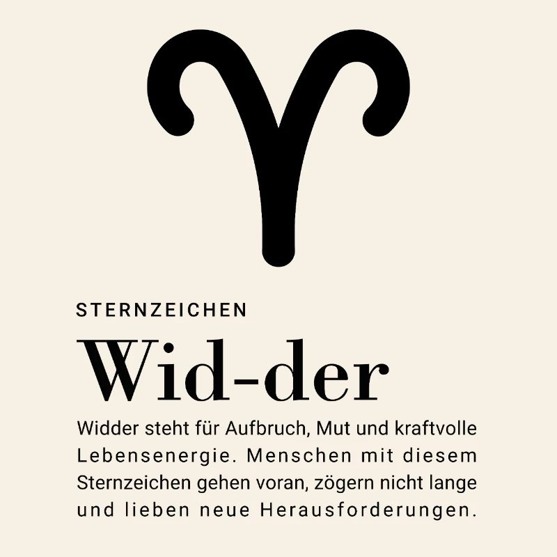Sternzeichen Widder