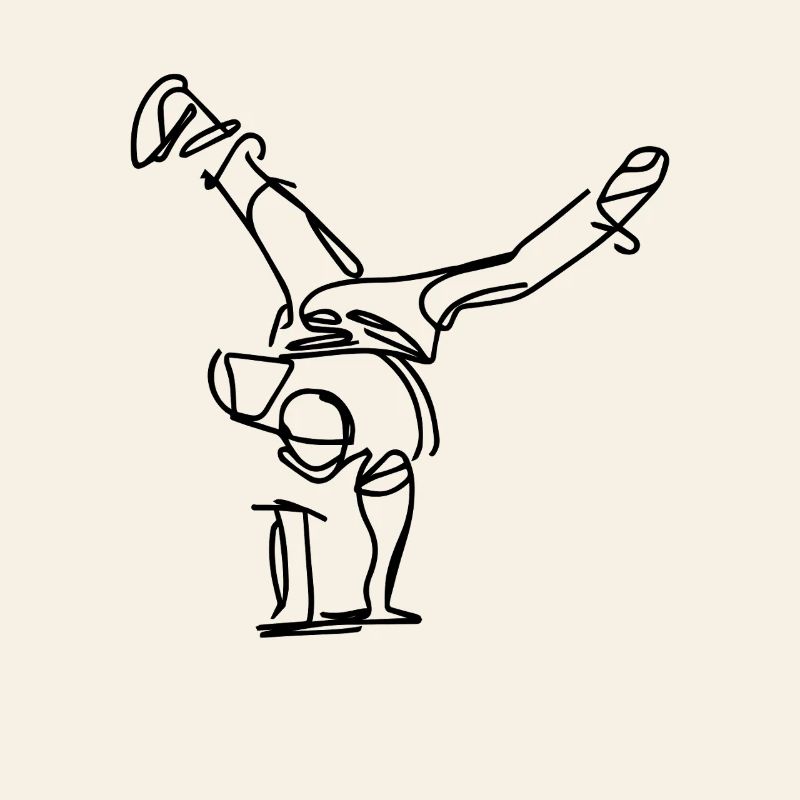 Breakdancer Sketch