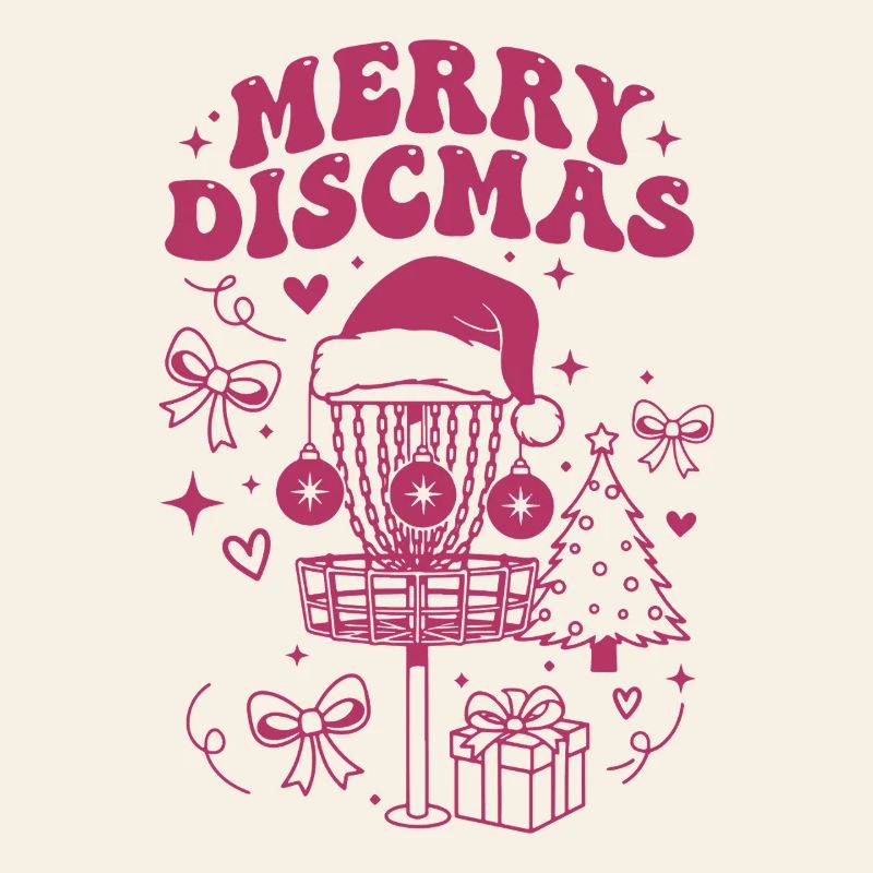 Joyeux Discmas Disc Golf Drôle Disc Basket Flying Disc