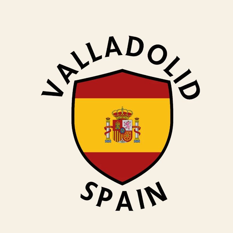 Drapeau de l’écu d’Espagne de Valladolid