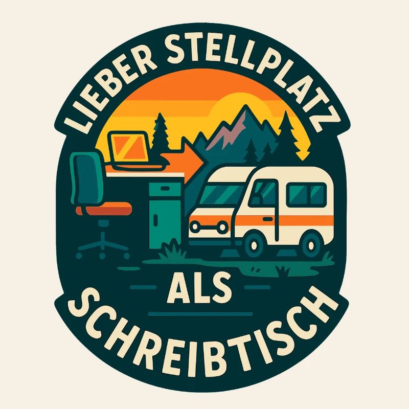 Rather a parking space than a desk | Vanlife