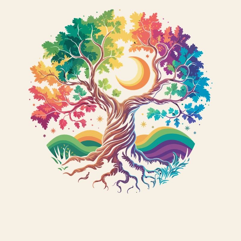 Regenbogenbaum Mondzauber