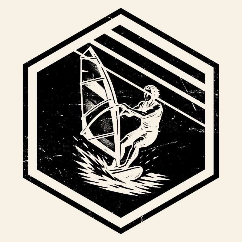 Funny Windsurf Motif