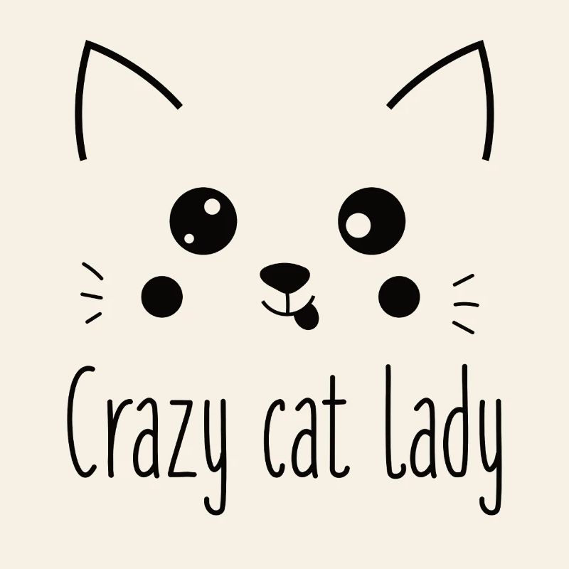 Crazy Cat Lady Funny Cat Lover