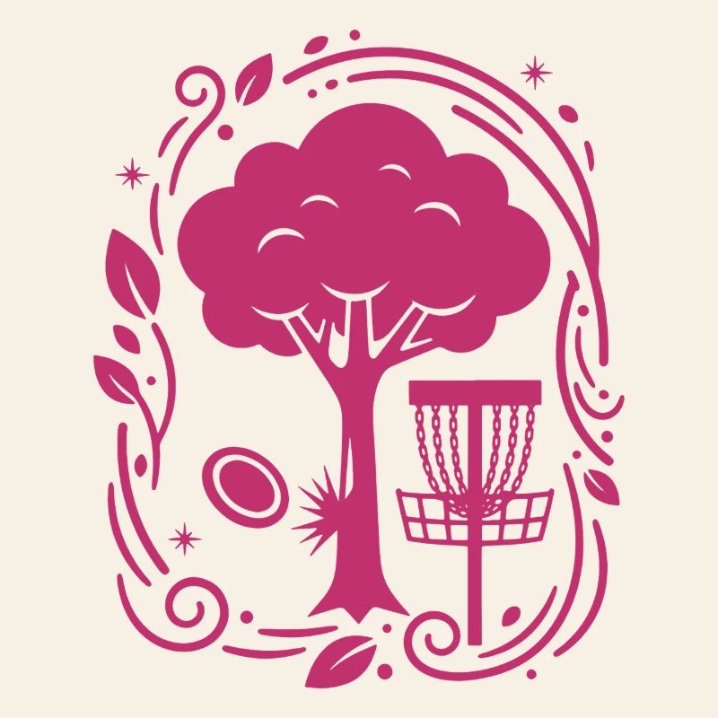 Disc Golf Tree Flying Disc Basket Frisbee Golf